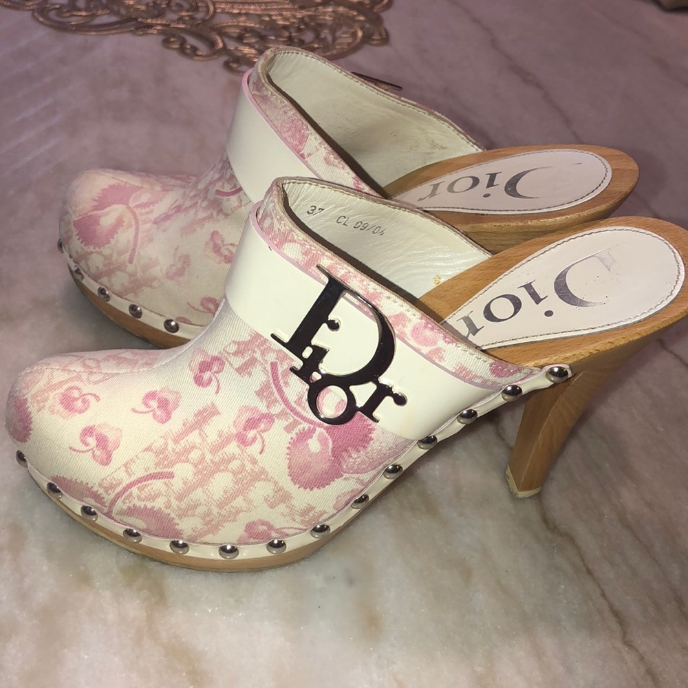 Christian Dior Cherry Trotter Mules